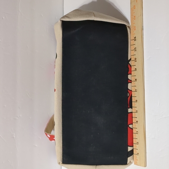 Disney Store Mickey And Minnie Mouse Love Kiss Tote Canvas travel Bag - Picture 5 of 6